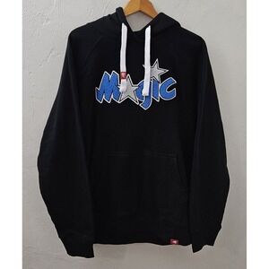 *NEW w/Tags Orlando Magic Sweatshirt Size Large Black Pullover Hoodie Basketball